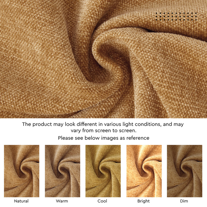 Chenille Mustard Table Runner