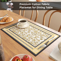 Cotton Yellow-02 Placemat (Pack of 6)