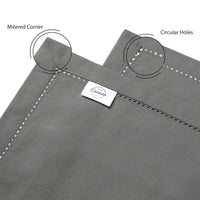 Cotton Grey Table Runner (Pack of 1)