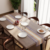 Madur Kathi Blue Table Runner (Pack of 1)