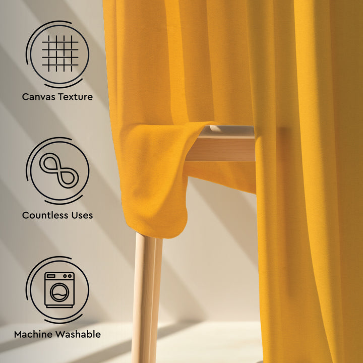 Canvas Mango Curtain (Pack of 1)