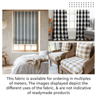 RC Yarn-Dyed Roma Grey Stripes Fabric (1 Meter)