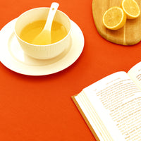 Cotton Orange Table Cloth (Pack of 1)