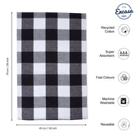 Cotton Grey Kitchen Towel (Pack of 12)