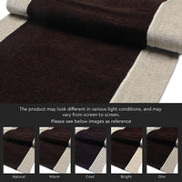 Cotton Beige & Brown Table Runner (Pack of 1)