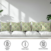 Micro Pea Green Cushion Cover