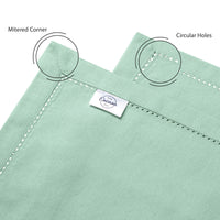 Cotton Mint Green Table Runner (Pack of 1)