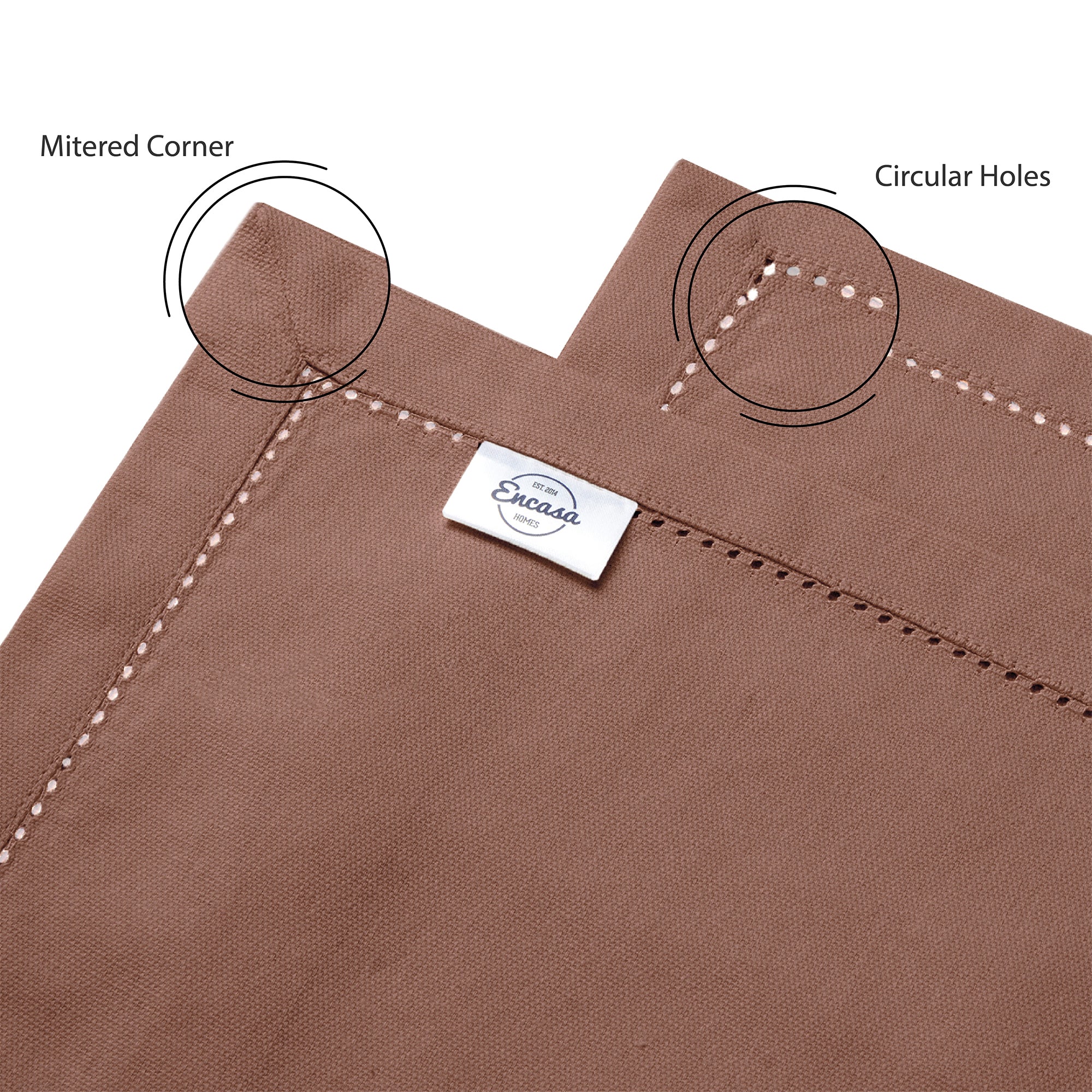 Cotton Tan Table Runner (Pack of 1)
