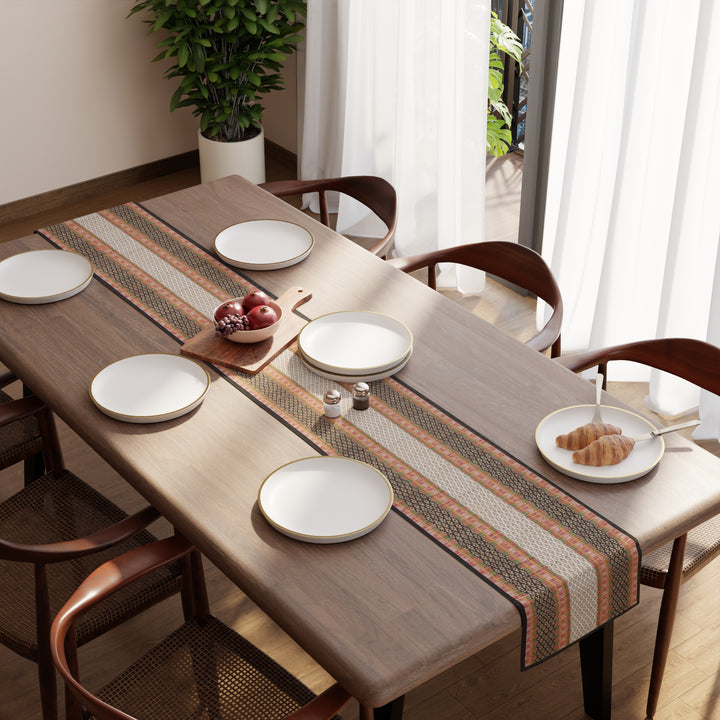 Madur Kathi Black Table Runner (Pack of 1)