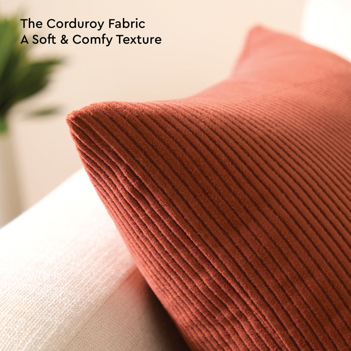 Corduroy Brick Cushion Cover