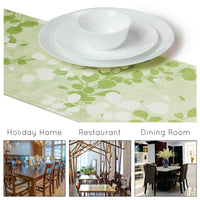Blackout Polyester L2 Green Table Runner (Pack of 1)