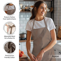 Cotton Beige Combo Kitchen Set (Pack of 21)