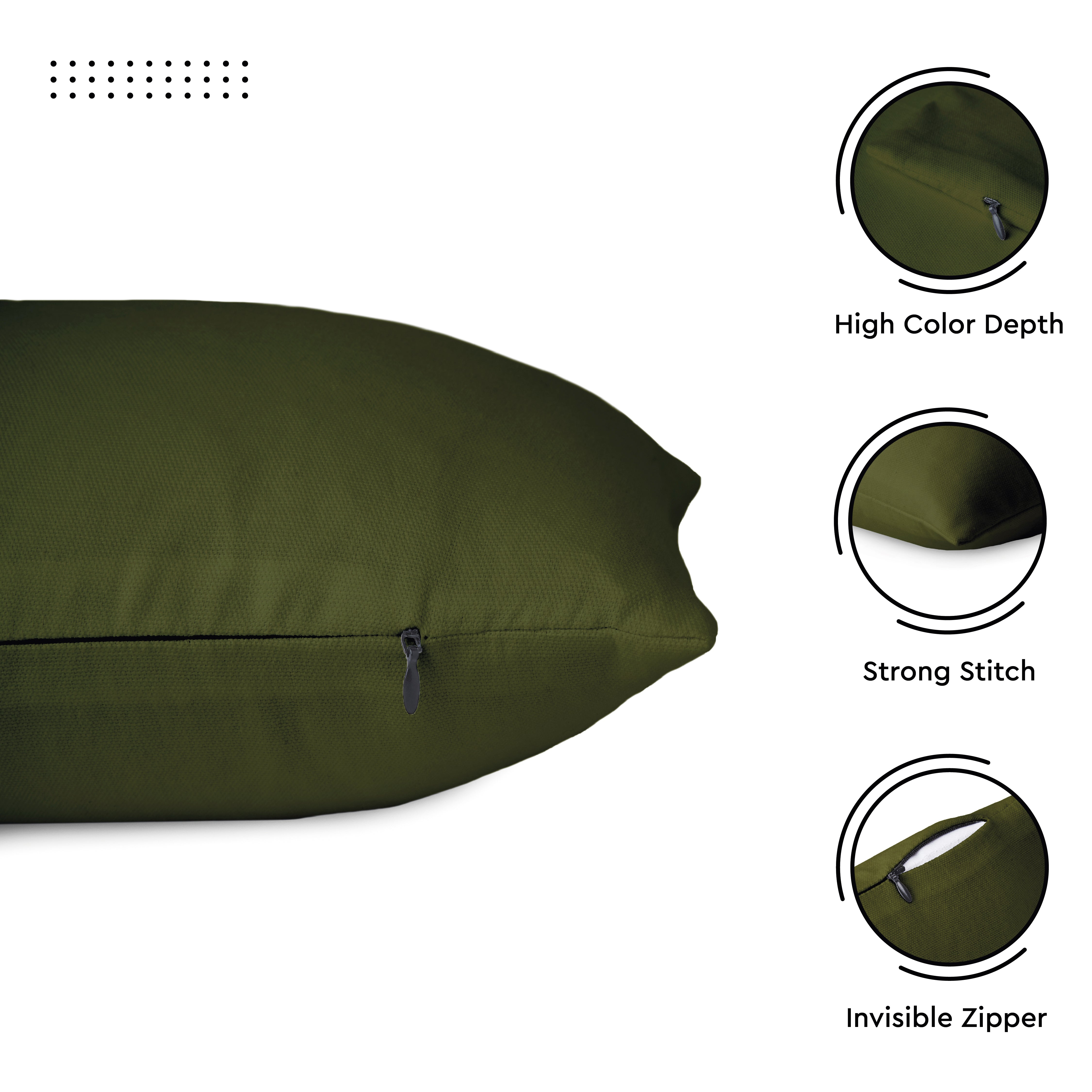 Cotton Canvas Cushion Cover