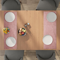 Chenille Buff Table Runner