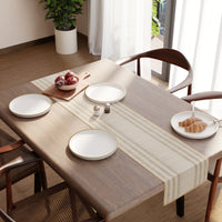 Madur Kathi Beige Table Runner (Pack of 1)