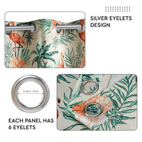 Blackout Flamingo Curtain (Pack of 2)