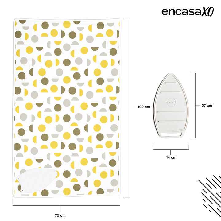 20s Sheeting Yellow Moon Ironing Mat (Pack of 1)