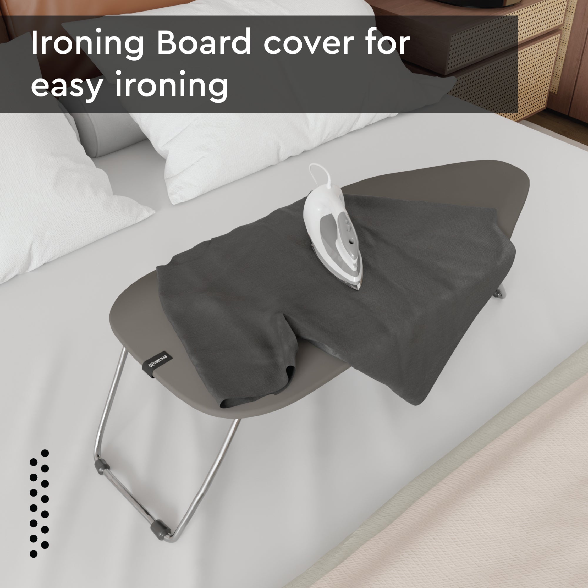 Canvas Grey Ironing Board Cover