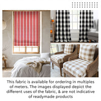 Furnishing Fabric by meter 150 cm (60 inch) | Woven Cotton Sofa Chair Unstitched Cloth Material for Curtain, Cushion, Upholstery, Bedcover