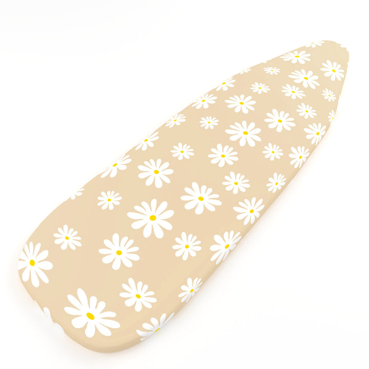 20s Sheeting Daisy Beige Ironing Board Cover (Pack of 1)