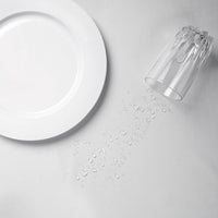 Polyester White Table Cloth (Pack of 1)
