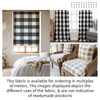 Furnishing Fabric by meter 150 cm (60 inch) | Woven Cotton Sofa Chair Unstitched Cloth Material for Curtain, Cushion, Upholstery, Bedcover