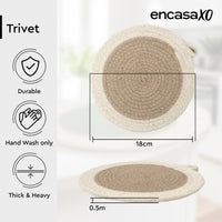 Cotton Beige Combo Trivet