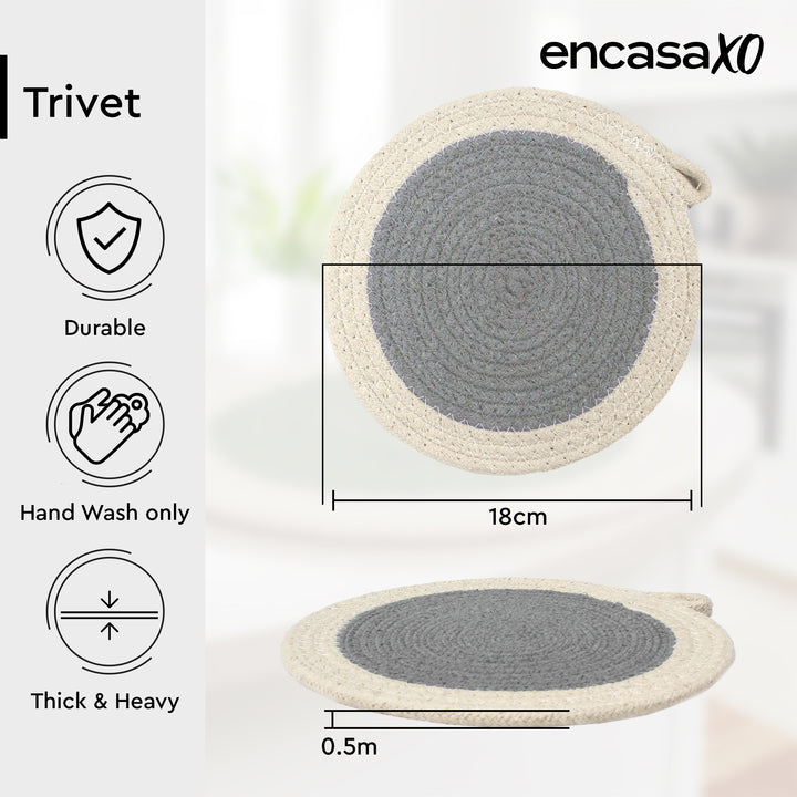 Cotton Grey Combo Trivet