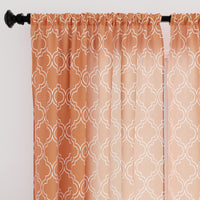 Micro Trellis Copper Curtain (Pack of 2)