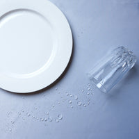 Polyester Blue Table Cloth (Pack of 1)