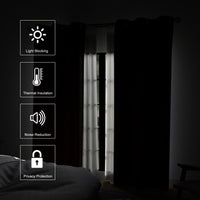 Blackout Maroon Curtain (Pack of 2)