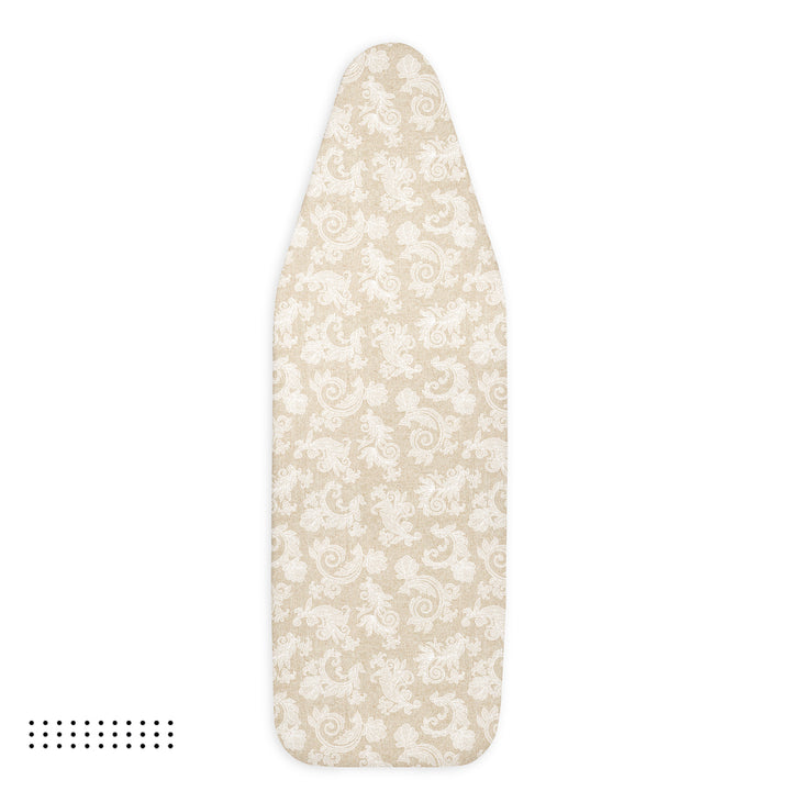 Cotton Beige Ironing Board Cover (Pack of 1)