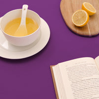 Cotton Purple Table Cloth (Pack of 1)