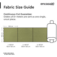 Corduroy Fabric by the Meter, 59" Wide Premium 238 GSM Polyester Upholstery & Sewing Material, Soft Ribbed Fabric for Sofa/Cushion Covers, Trousers, Curtains & DIY Crafts