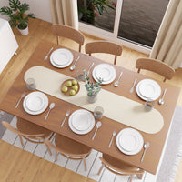 Cotton Off White Table Runner (Pack of 1)