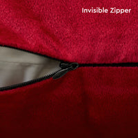 Velvet Red Cushion Cover