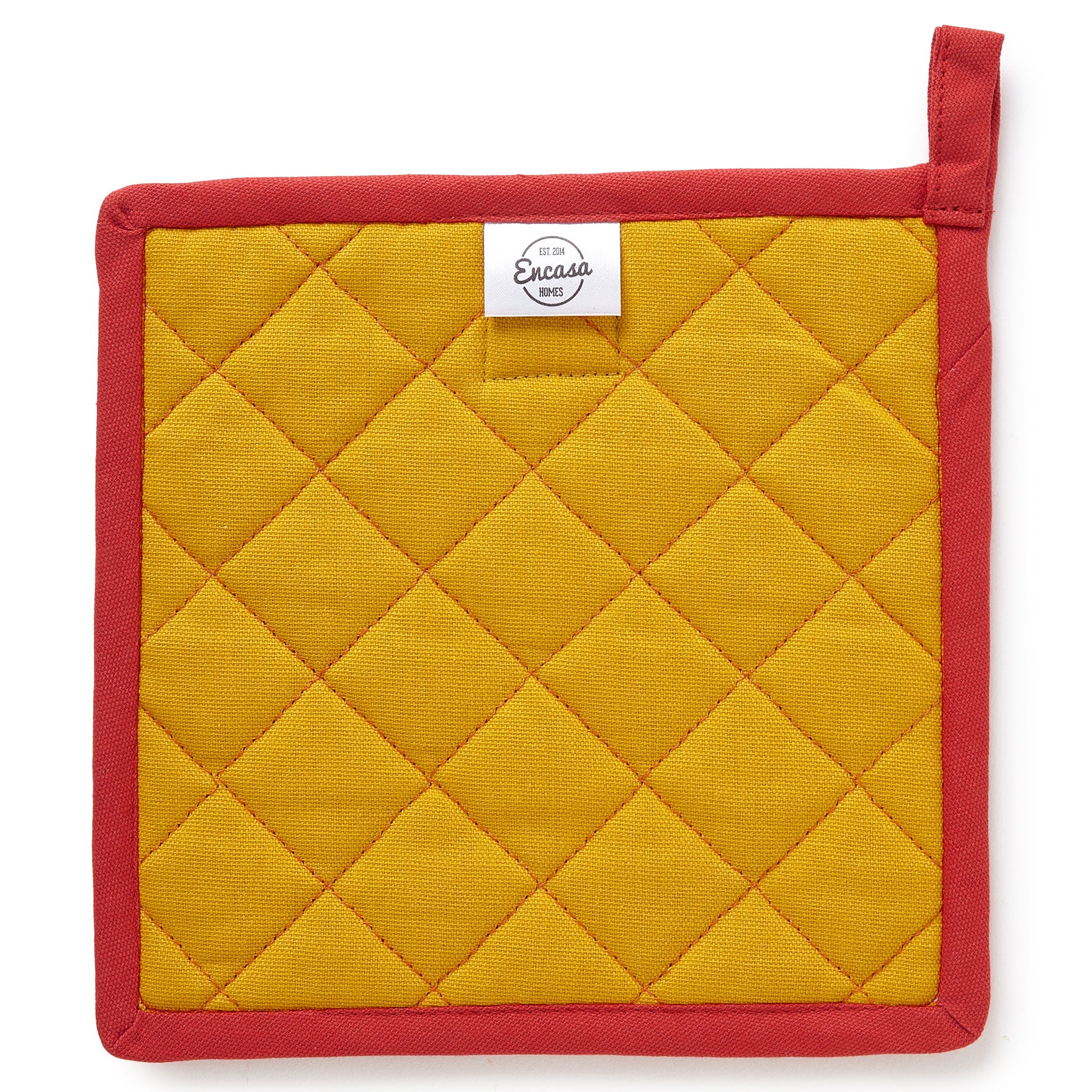 Yarn Dyed Cotton Mango Potholder (Pack of 4)