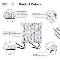 20s Sheeting Black Arrow Chairpad (Pack of 4)