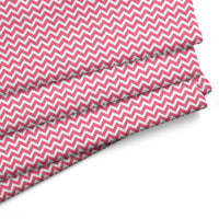 20s Sheeting Pink Chevron Fabric (1 Meter)