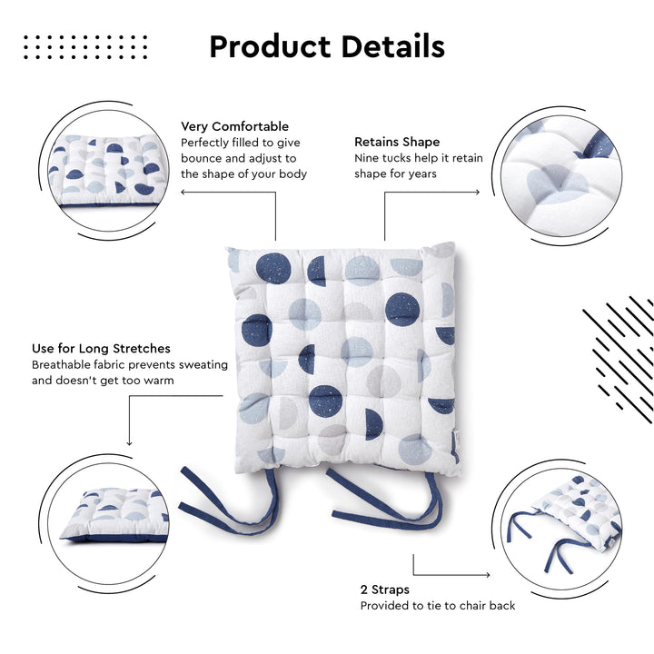 20s Sheeting Blue Moon Chairpad (Pack of 4)