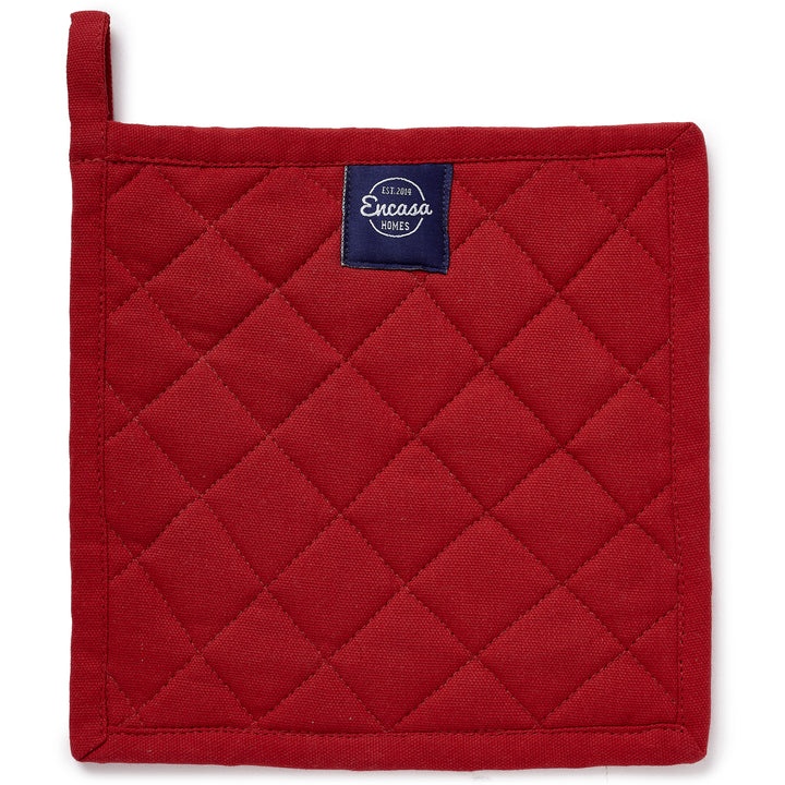 Cotton Red Pot Holders (Pack of 2)