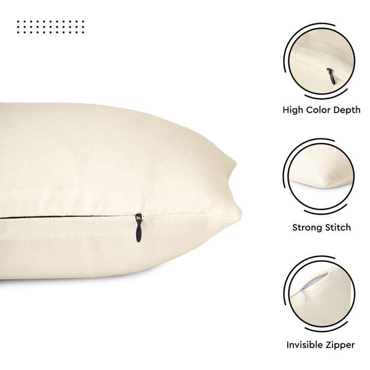 Cotton Canvas Cushion Cover
