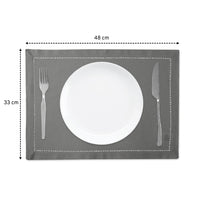 Cotton Grey Placemat (Pack of 4)