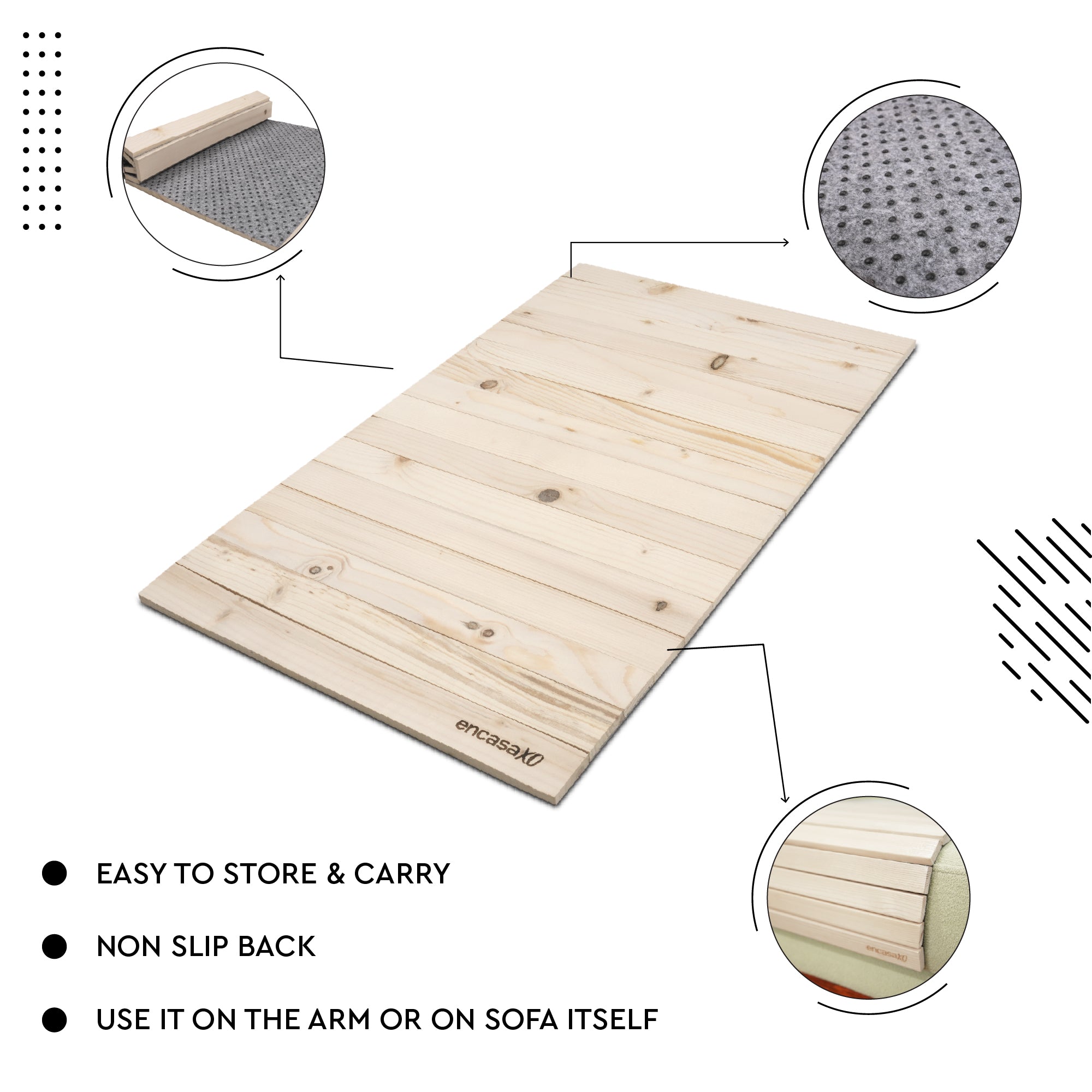 Wood Cream Wooden Tray