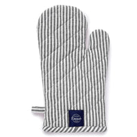 RC Yarn-Dyed Ticking Black Oven Gloves (Pack of 2)