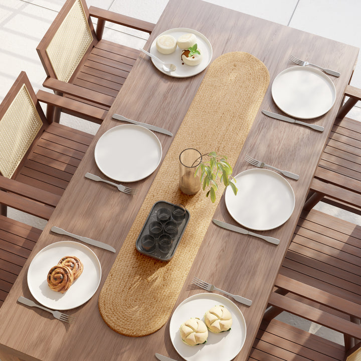 Jute Natural Bleach Table Runner