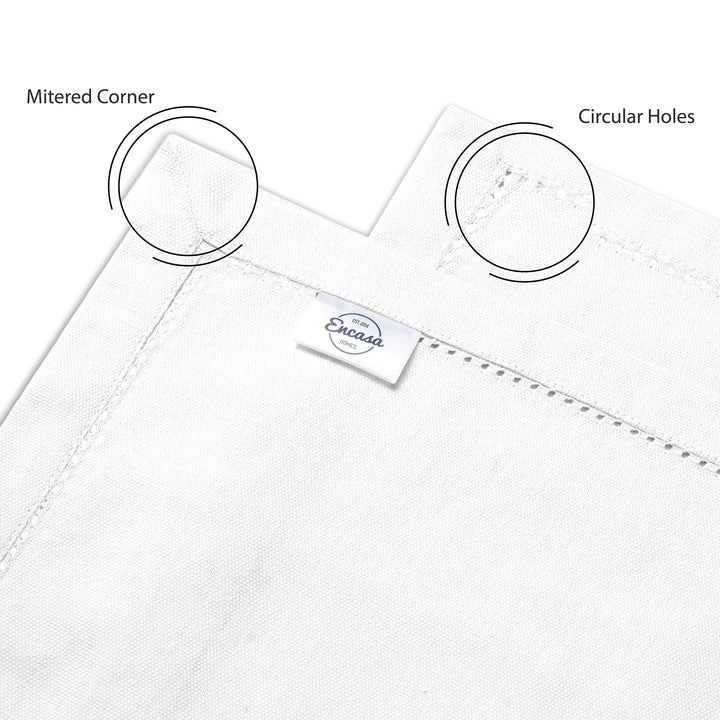 Cotton White Table Runner (Pack of 1)