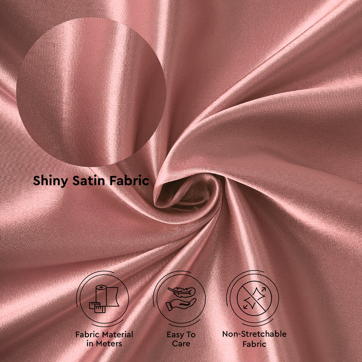 Satin Polyester Silk Ginger Fabric