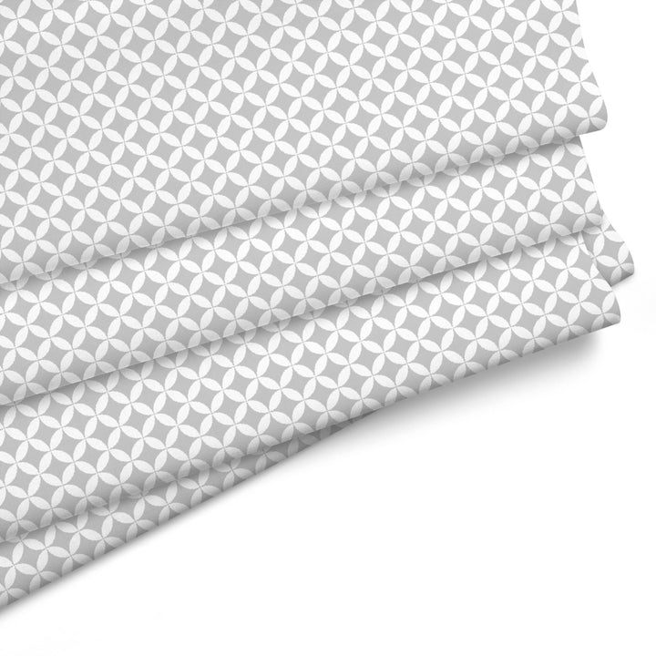 20s Sheeting Grey Circles Fabric (1 Meter)