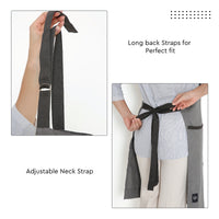 Cotton Grey Apron (Pack of 1)